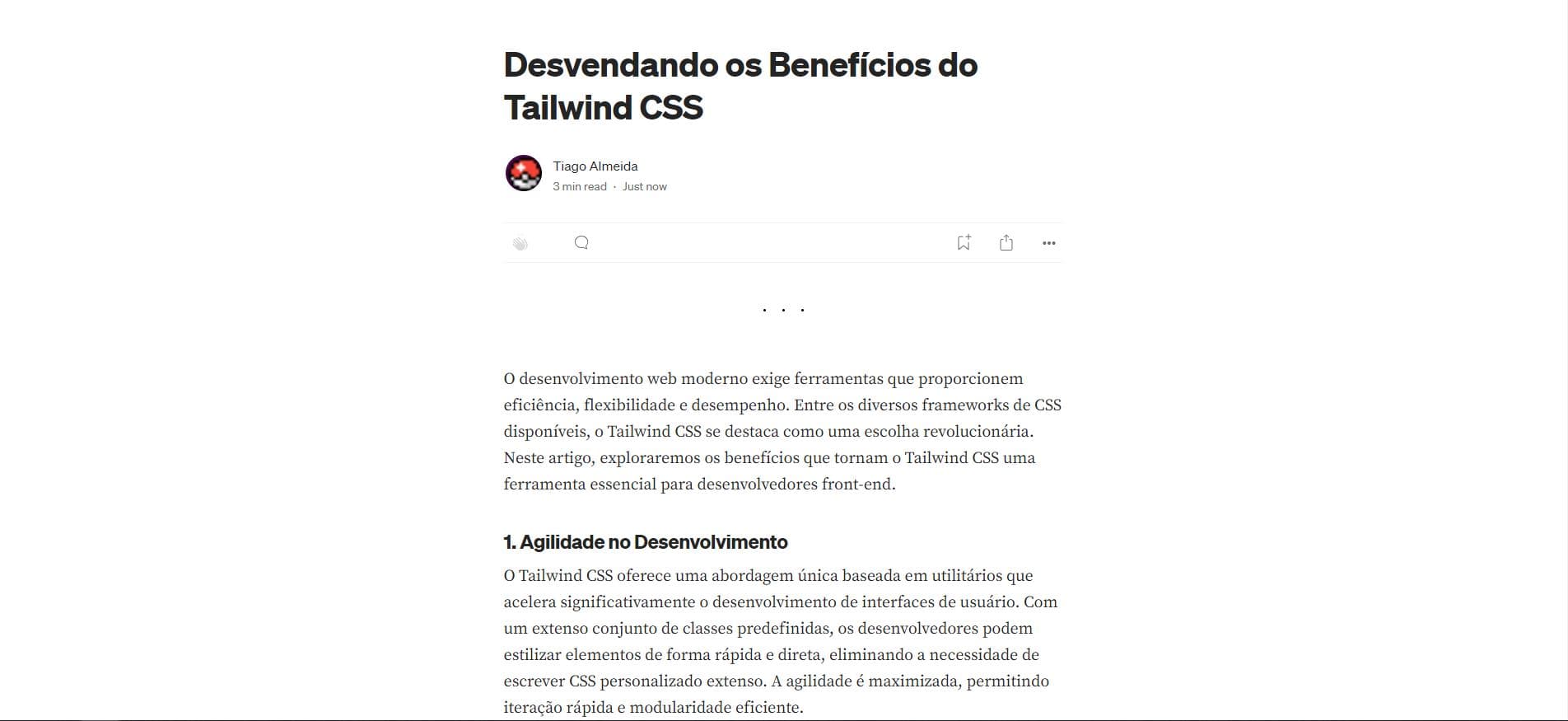 Desvendando os Benefícios do Tailwind CSS.